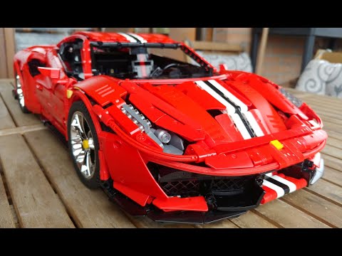 Ferrari 488 Pista, racing [Lego]