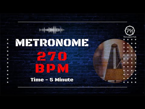 270 BPM Metronome | 5 Minute