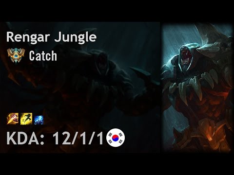 Rengar Jungle vs Graves - Catch - KR Challenger Patch 7.10