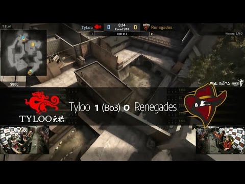 Renegades vs TyLoo Day1 4경기 2세트 PGL CS:GO Asia -EsportsTV