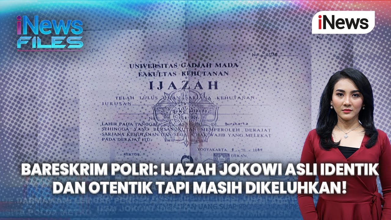 Roy Suryo: Paiman Aktor Intelektual Mencetak Ijazah Palsu Jokowi | iNews Files 15/8