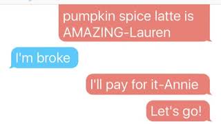 The Haunted House(FALL SERIES)Part 1-Annie,Hayden,Lauren,Kenzie,Johnny||Texting Bratayley