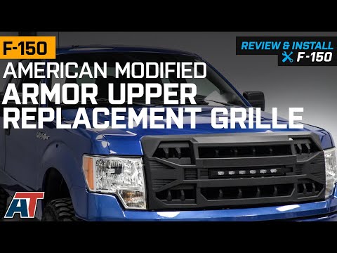 2009-2014 F-150 American Modified Armor Upper Replacement Grille with LED Lights Review & Install
