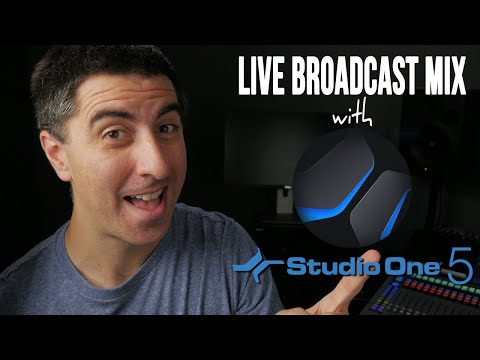 Studio One Live Stream Mix | Broadcast Audio Mixing with PreSonus Studio One