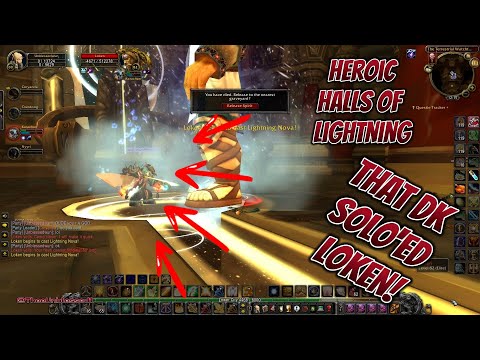 Fresh 80 Retribution Paladin, First Heroic Halls of Lightning, That DEATHKNIGHT Just Solo'ed Loken!
