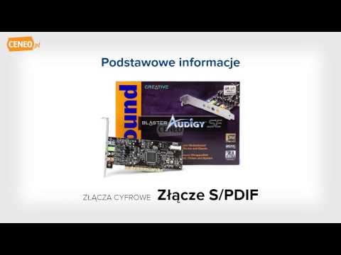 Creative Sound Blaster Audigy SE karta muzyczna - Ceneo.pl