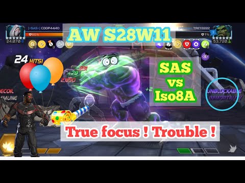Alliance war S28W11 | SAS vs Iso8A | Masters or Platinum?!?