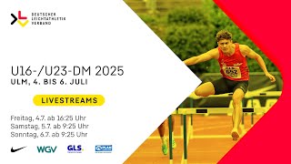 Livestream DM U16/U23 - Samstag
