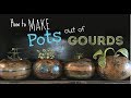 How to Make Your Own Flower Pots out of Gourds
