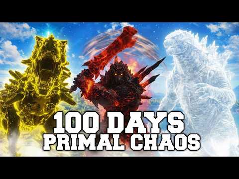 I Spent 100 Days in Primal Chaos ARK... Here's What Happened
