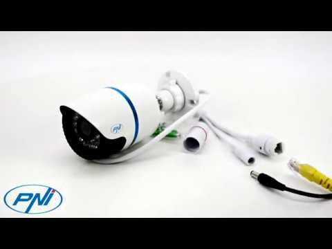 La caméra avec IP PNI IP12MP est douée de 24 lampes infrarouges