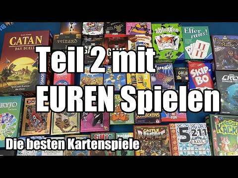 Die (Eure) besten Kartenspiele - Übersicht bzw. Top Liste