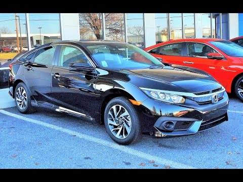 2016 Honda Civic EX Sedan 2 0L Start Up, Review and Tour