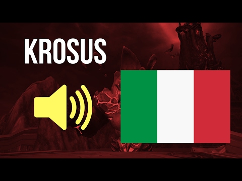 🔊 World of Warcraft in italiano - Krosus Audio (Rocca della Notte)