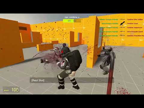 Stormtroopers vs Combine npc fight