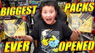 WE HAVE NEVER OPENED POKEMON CARDS LIKE THIS BEFORE! New Pikachu Tin Battle Openings!