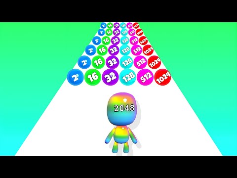 Jelly Runner 2048 ( Man Runner ) - ASMR Gameplay