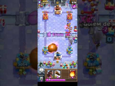 clash royale 2.6 hog cycle vs golem
