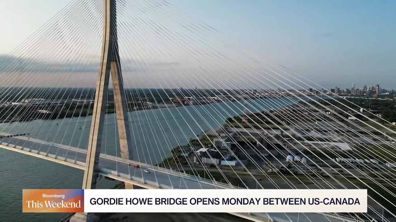 Video: Gordie Howe Bridge opens July 27 after Canada-US profit-sharing deal