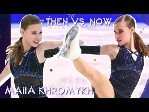 ║Then Vs. Now║Maiia Khromykh Short Program - Russian Cup Vs. Budapest Trophy - A Year’s Difference