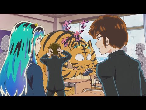 Say hello to Lum's ex-fiancé! "Rei" appears in Tomobiki school!  0_o  "Urusei Yatsura 2022" - うる星やつら