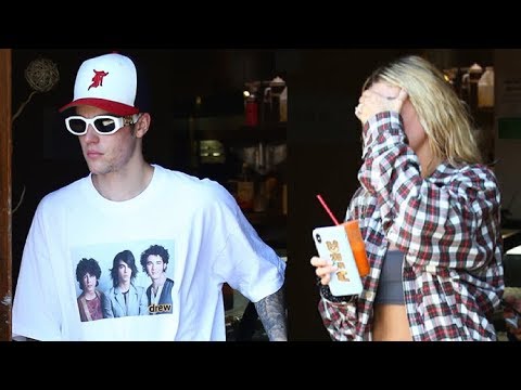 Justin Bieber Treats Hailey Baldwin To A Spa Day While Sporting Jonas Bros. Shirt