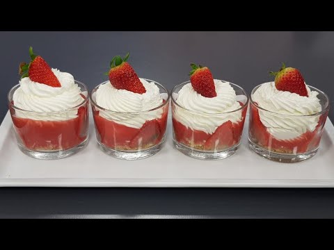 Rreze Dielli 11 Shkurt 2020 - Të Gatuajmë me Znj Vjollca P. 2 - Ëmbëlsirë në gotë me luleshtrydhe