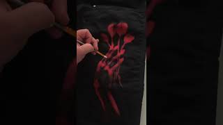 Painting my pants with bleach