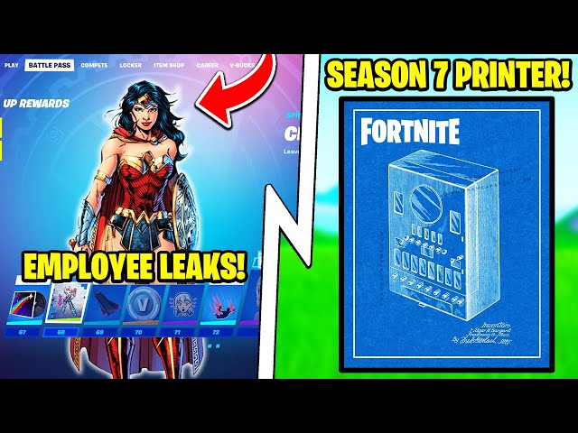 Fortnite Chapter 2 Season 7 Leaks Medieval Knights Theme Wonder Woman Skin And More