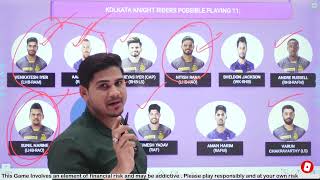 RR vs KKR Dream11 Team, KOL vs RR Dream11 Prediction, **Beat Anurag Dwivedi Again**🔥 {30th IP match}