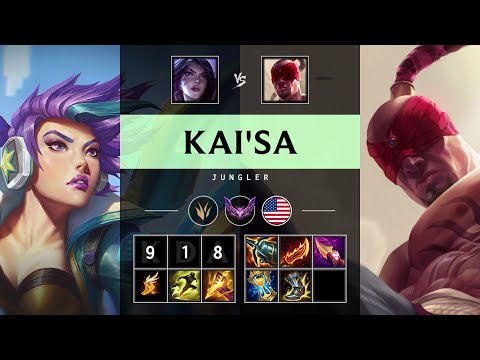 Kai'Sa Jungle vs Lee Sin - NA Master Patch 25.18