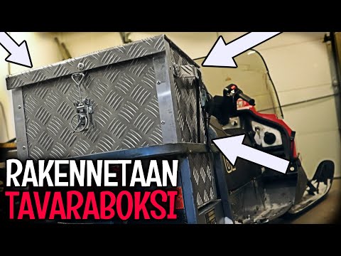 TURKKILEVYSTÄ LAATIKKO PILKKIVARUSTEILLE - PILKKIMINEN - KELKKAILU - LYNX GL 3900 SYNCRO