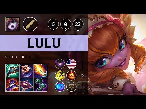 Lulu Mid vs Yasuo: Perfect KDA, Unstoppable - NA Master Patch 14.15