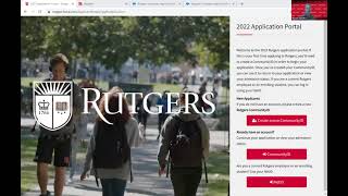 2022 Rutgers University How To Apply