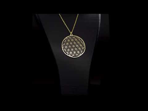 Yaşam Çiçeği Gümüş Kolye GM36