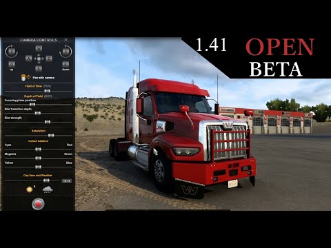 1.41 Open Beta Released !! | American Truck Simulator | Official Multiplayer, California Reskin etc
