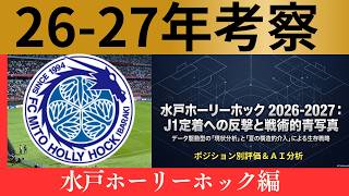 【水戸ホーリーホック】まずは残留に向けて大事なシーズン！期待したい＆注目選手たち！【Jリーグ】