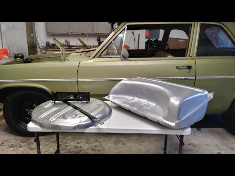 New Trunk floor pan and Fuel tank(69 Valiant)