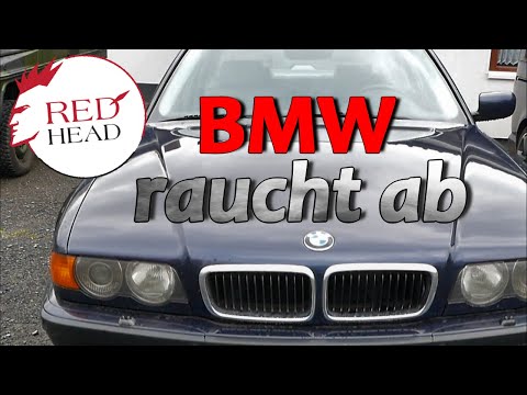 Comeback after years of standstill BMW 740i E38 - Engine rescue 💪 at Redhead