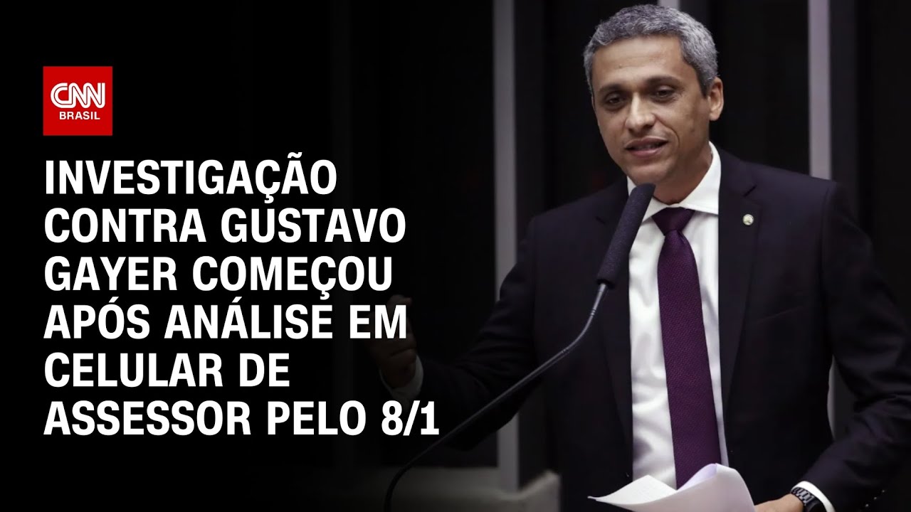 Investigação contra Gustavo Gayer começou após análise em celular de assessor pelo 8/1 | LIVE CNN