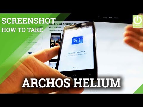 How to Take Screenshot on ARCHOS 45c Helium - Capture Screen