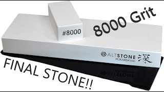 ALTSTONE FUKAMI SERIES 8000 Grit = inexpensive Mini SUEHIRO CERAX - FINAL STONE