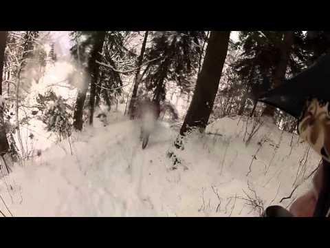 14-02-2013 Snowbiking @ Wirzweli