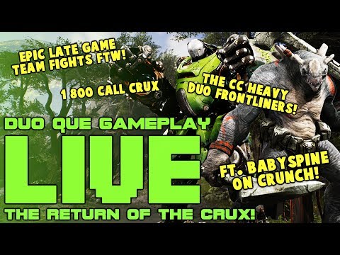 Paragon: The CRUX Returns! | Full LIVE Gameplay! (GRUX Jungle/Duo Que)