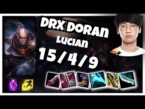Lucian vs Urgot DRX Doran TOP (15/4/9) - v10.25