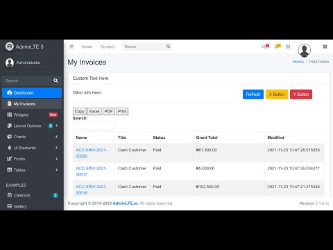 VueJS AdminLTE for Frappe and ERPNext