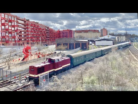Sonderfahrt mit 112 346-5 zum Deutschen Technikmuseum Berlin vom Lokschuppen Stassfurt