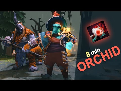 Storm Spirit and the 8 Minute Orchid - Midlane Rotations Done Right | Raw Gameplay | Dota 2