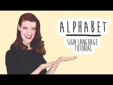 The Alphabet - Learn How To Use Sign Language (BSL)