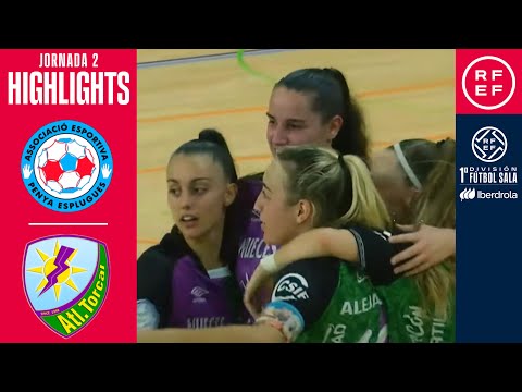 Resumen #PrimeraIberdrolaFS  AE Penya Esplugues 2-2 Nueces de Ronda Atlético Torcal| Jornada 2